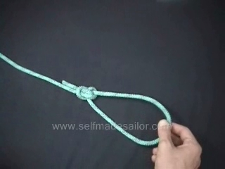 How to tie a Bowline with seizings for additional security.