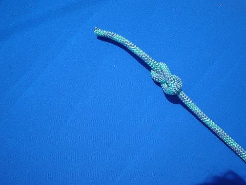 How to tie a Figure of Eight knot.