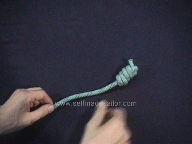 A knot tying video showing how to tie a Heaving Line/Franciscan Monk's knot.