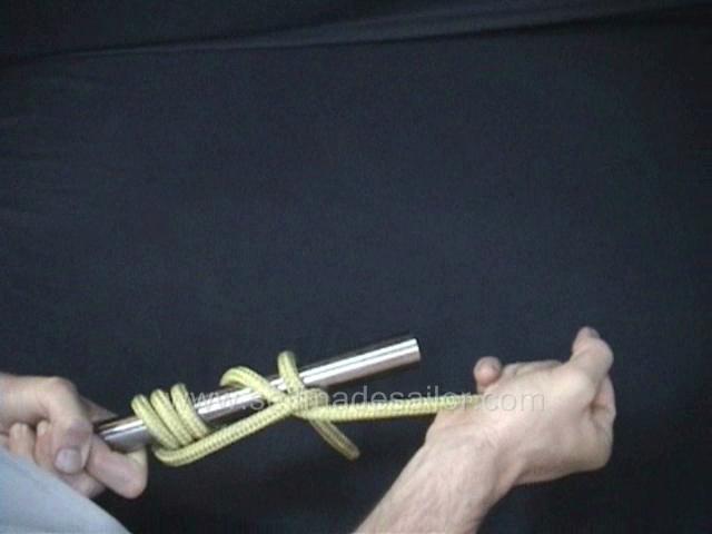 A knot tying video showing a variation on the standard Icicle Hitch.