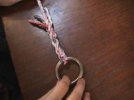 An excellent way of permanently splicing 3-strand rope to a shackle or ring.